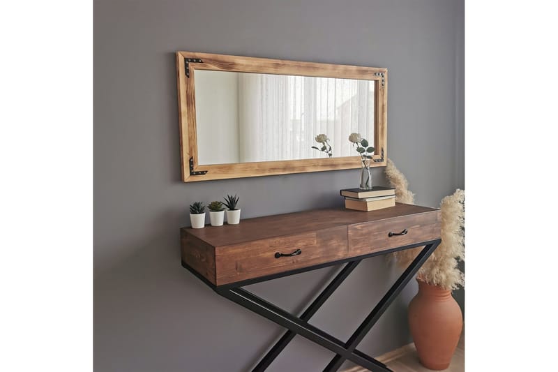 Koristepeili Haddiscoe 110 cm - Pähkinä - Sisustustuotteet - Peili