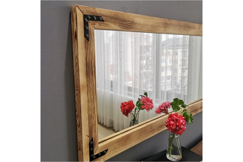 Koristepeili Haddiscoe 110 cm - Pähkinä - Sisustustuotteet - Peili