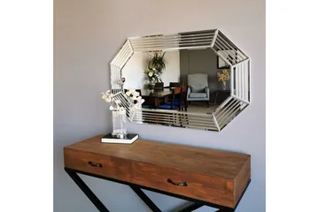 Koristepeili Ikechi 60 cm - Hopea - Sisustustuotteet - Peili