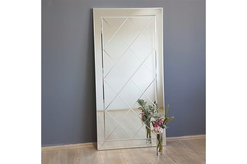 Koristepeili Janaisha 130 cm - Hopea - Sisustustuotteet - Peili