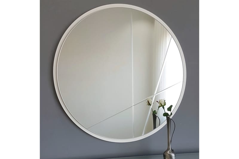 Koristepeili Kueber 60 cm - Hopea - Sisustustuotteet - Peili