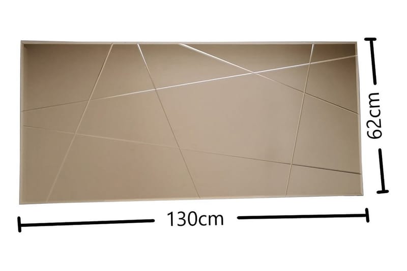 Koristepeili Kumpula 62 cm - Hopea - Sisustustuotteet - Peili