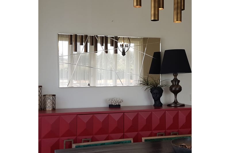 Koristepeili Kumpula 62 cm - Hopea - Sisustustuotteet - Peili