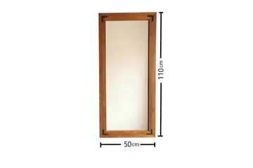 Koristepeili Kurvers 50 cm - Pähkinä - Sisustustuotteet - Peili