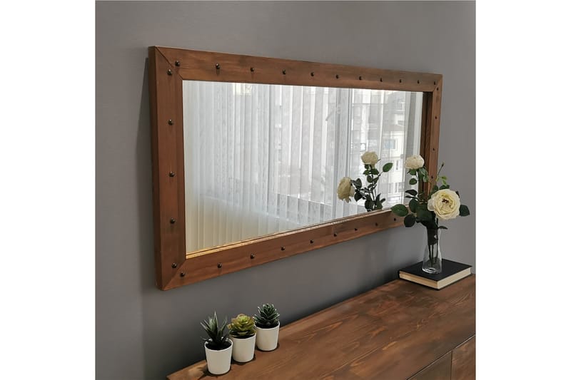 Koristepeili Lint 110 cm - Pähkinä - Sisustustuotteet - Peili