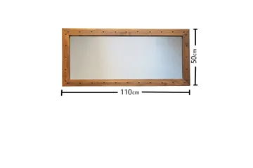 Koristepeili Lint 110 cm - Pähkinä - Sisustustuotteet - Peili