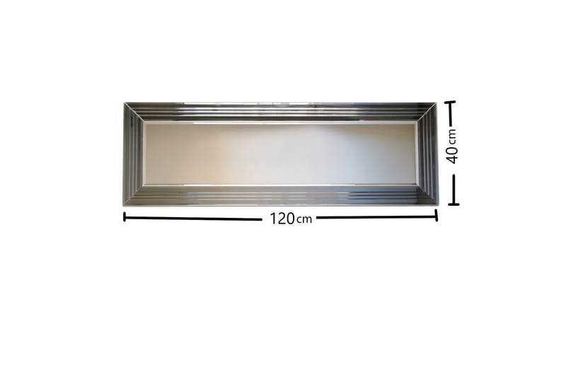 Koristepeili Rasual 120 cm - Hopea - Sisustustuotteet - Peili
