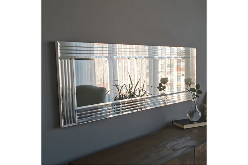Koristepeili Teders 120 cm - Hopea - Sisustustuotteet - Peili