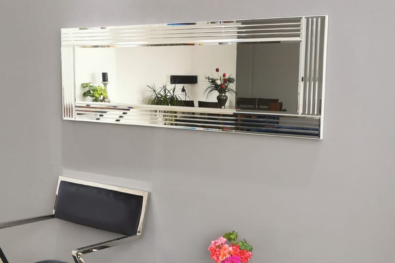 Koristepeili Teders 120 cm - Hopea - Sisustustuotteet - Peili