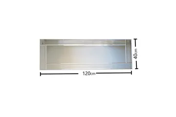 Koristepeili Teders 120 cm - Hopea - Sisustustuotteet - Peili