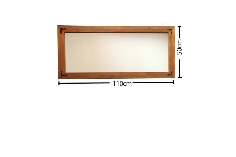 Koristepeili Vodraska 110 cm - Pähkinä - Sisustustuotteet - Peili