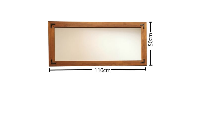 Koristepeili Vodraska 110 cm - Pähkinä - Sisustustuotteet - Peili
