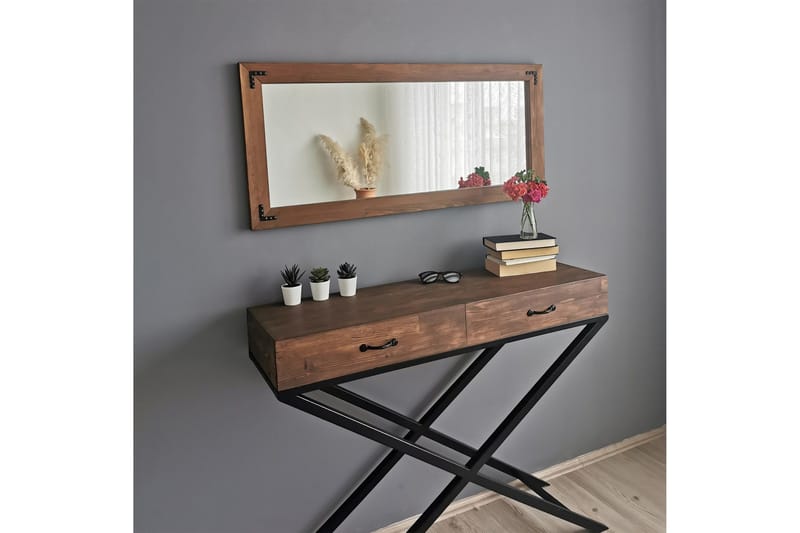 Koristepeili Vodraska 110 cm - Pähkinä - Sisustustuotteet - Peili