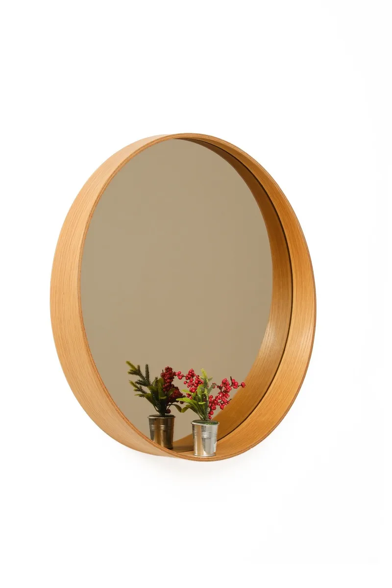 Koristepeili Wallxpert Bias (50 x 50 x 5 cm) Tammi, Tammi