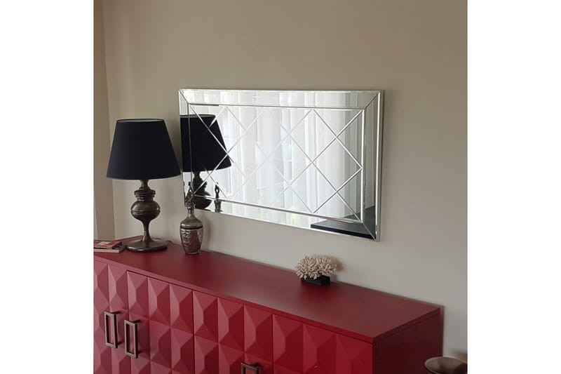 Koristepeili Wuthrich 65 cm - Hopea - Sisustustuotteet - Peili