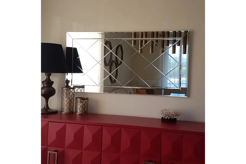 Koristepeili Wuthrich 65 cm - Hopea - Sisustustuotteet - Peili