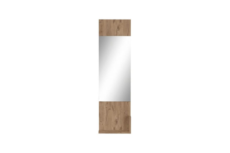 Kosmo Seinälle Kiinnitettävä Peili Suorakaiteen Muotoinen 32x114 cm - Harmaa - Sisustustuotteet - Peili