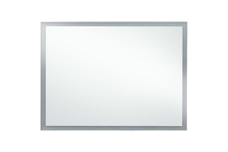 Kylpyhuoneen LED-seinäpeili 100x60 cm - Hopea - Sisustustuotteet - Peili