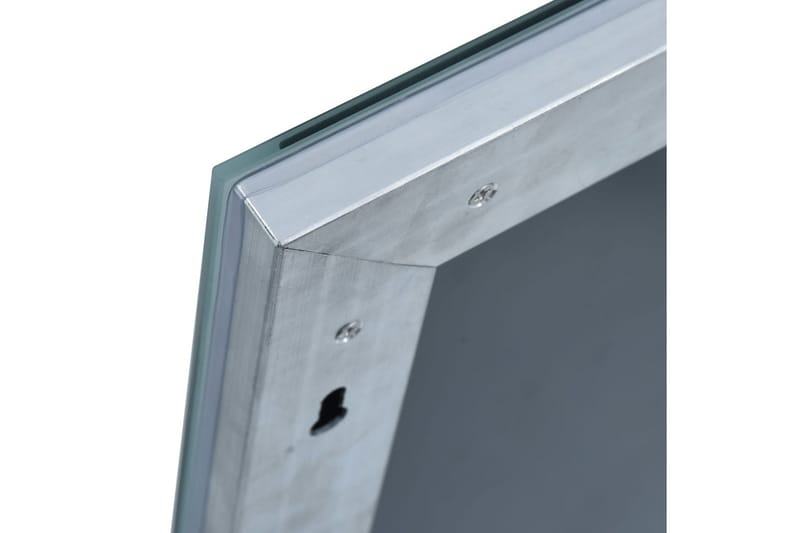 Kylpyhuoneen LED-seinäpeili 100x60 cm - Hopea - Sisustustuotteet - Peili