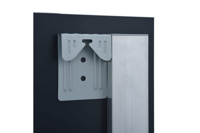 Kylpyhuoneen LED-seinäpeili 100x60 cm - Hopea - Sisustustuotteet - Peili