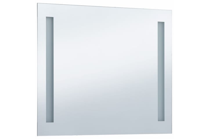 Kylpyhuoneen LED-seinäpeili 100x60 cm - Hopea - Peili - Kylpyhuoneen peilit - Kylpyhuonepeili valaistuksella