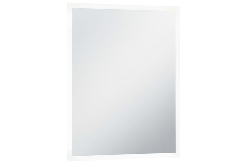 Kylpyhuoneen LED-seinäpeili 50x60 cm - Hopea - Sisustustuotteet - Peili