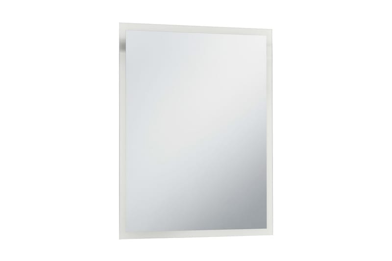Kylpyhuoneen LED-seinäpeili 50x60 cm - Hopea - Sisustustuotteet - Peili