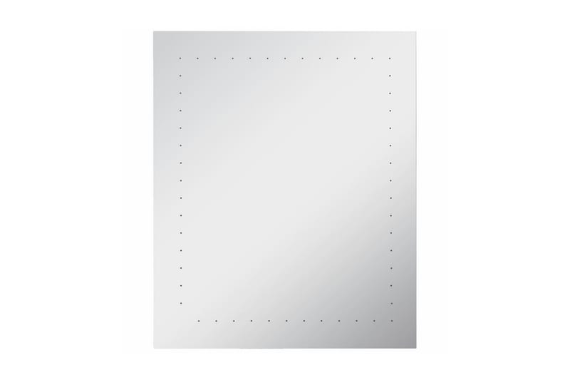 Kylpyhuoneen LED-seinäpeili 50x60 cm - Hopea - Sisustustuotteet - Peili