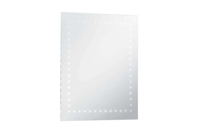 Kylpyhuoneen LED-seinäpeili 50x60 cm - Hopea - Sisustustuotteet - Peili