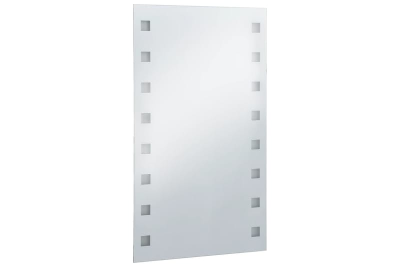 Kylpyhuoneen LED-seinäpeili 60x100 cm - Hopea - Sisustustuotteet - Peili