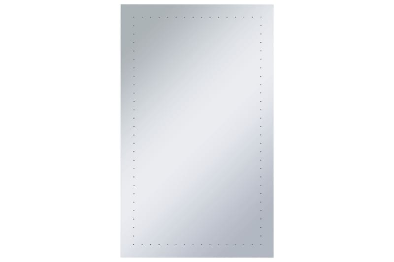 Kylpyhuoneen LED-seinäpeili 60x100 cm - Hopea - Sisustustuotteet - Peili