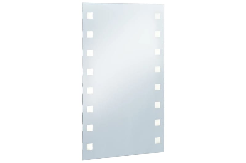 Kylpyhuoneen LED-seinäpeili 60x100 cm - Hopea - Sisustustuotteet - Peili