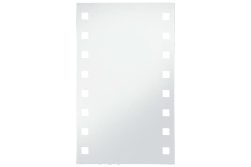 Kylpyhuoneen LED-seinäpeili 60x100 cm - Hopea - Sisustustuotteet - Peili
