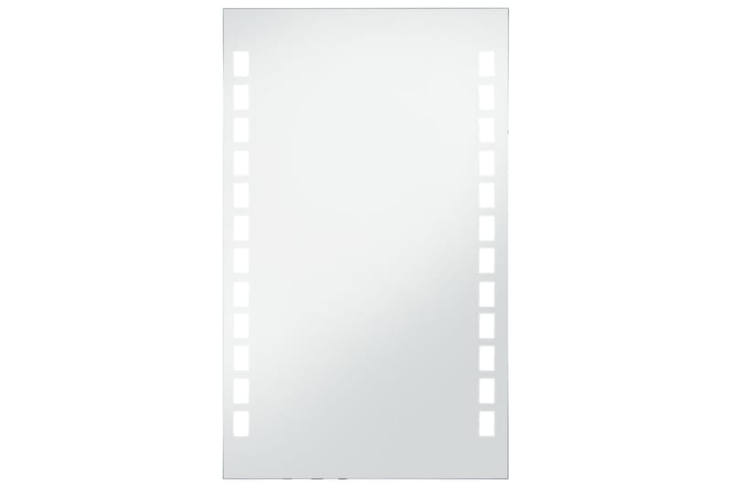 Kylpyhuoneen LED-seinäpeili 60x100 cm - Hopea - Sisustustuotteet - Peili