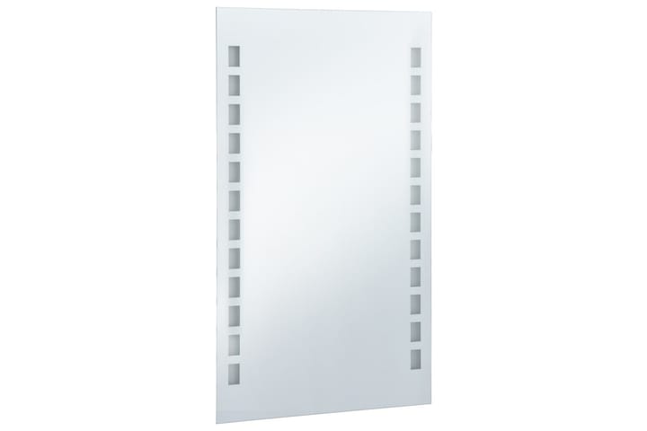 Kylpyhuoneen LED-seinäpeili 60x100 cm - Hopea - Peili - Kylpyhuoneen peilit - Kylpyhuonepeili valaistuksella