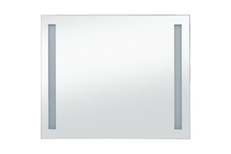 Kylpyhuoneen LED-seinäpeili 60x50 cm - Hopea - Sisustustuotteet - Peili