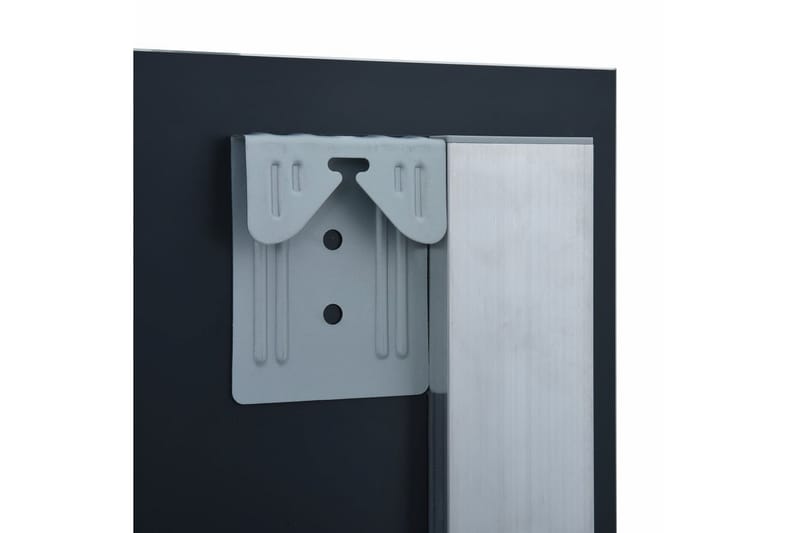 Kylpyhuoneen LED-seinäpeili 60x50 cm - Hopea - Sisustustuotteet - Peili