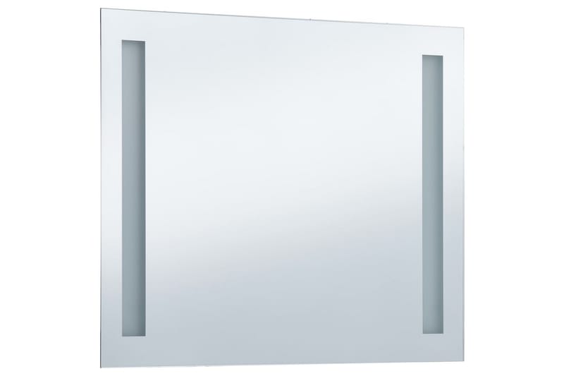 Kylpyhuoneen LED-seinäpeili 60x50 cm - Hopea - Sisustustuotteet - Peili