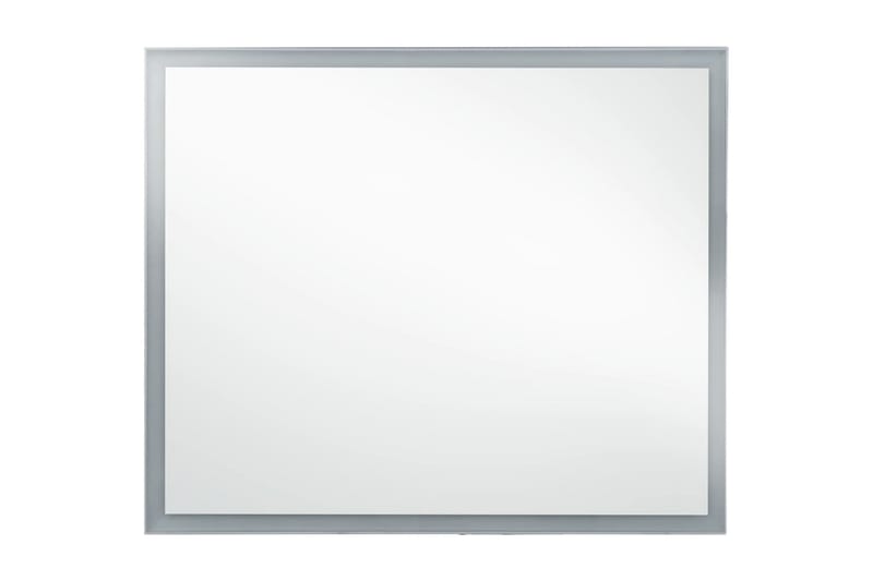 Kylpyhuoneen LED-seinäpeili 60x50 cm - Hopea - Sisustustuotteet - Peili