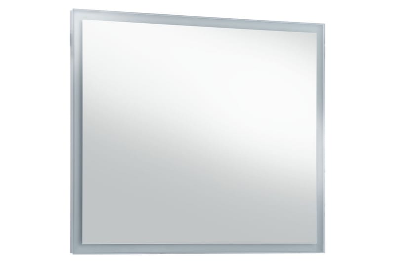 Kylpyhuoneen LED-seinäpeili 60x50 cm - Hopea - Sisustustuotteet - Peili
