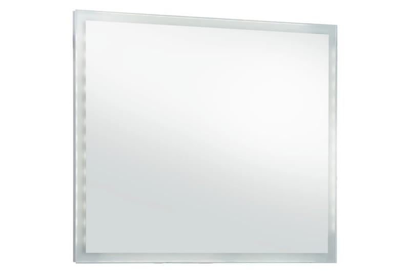 Kylpyhuoneen LED-seinäpeili 60x50 cm - Hopea - Sisustustuotteet - Peili