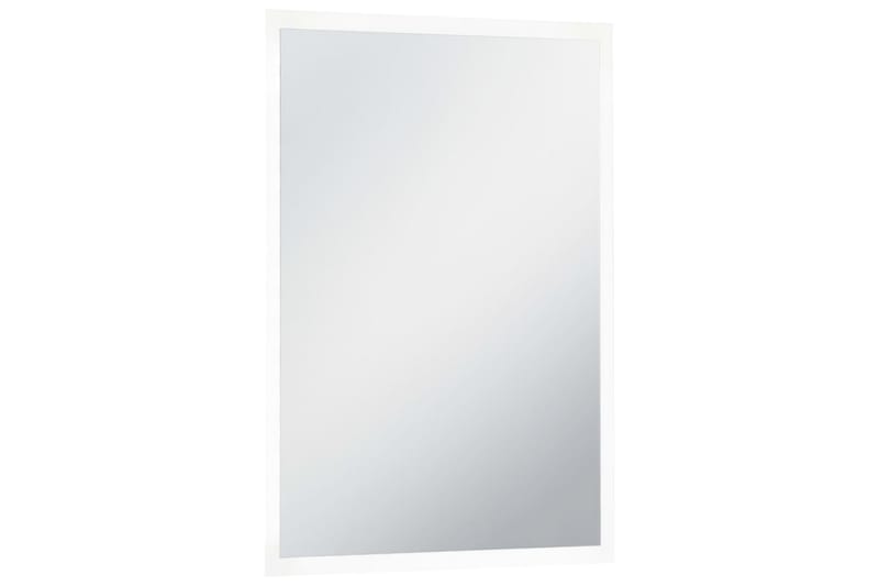 Kylpyhuoneen LED-seinäpeili 60x80 cm - Hopea - Sisustustuotteet - Peili