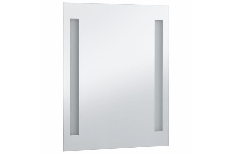 Kylpyhuoneen LED-seinäpeili 60x80 cm - Hopea - Sisustustuotteet - Peili