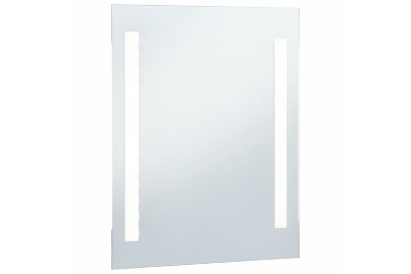 Kylpyhuoneen LED-seinäpeili 60x80 cm - Hopea - Sisustustuotteet - Peili