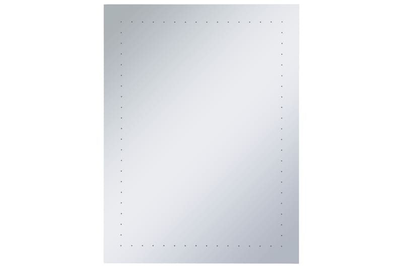 Kylpyhuoneen LED-seinäpeili 60x80 cm - Hopea - Sisustustuotteet - Peili