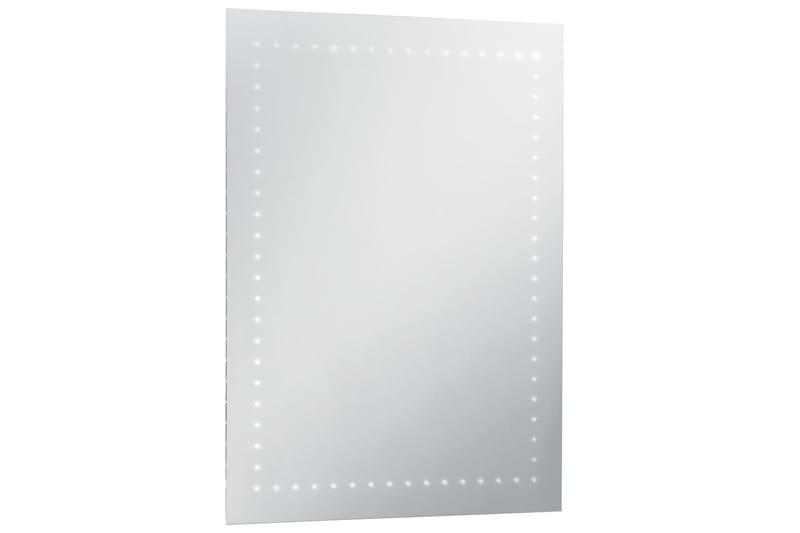 Kylpyhuoneen LED-seinäpeili 60x80 cm - Hopea - Sisustustuotteet - Peili