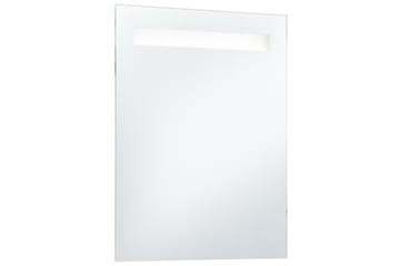 Kylpyhuoneen LED-seinäpeili 60x80 cm - Hopea - Sisustustuotteet - Peili
