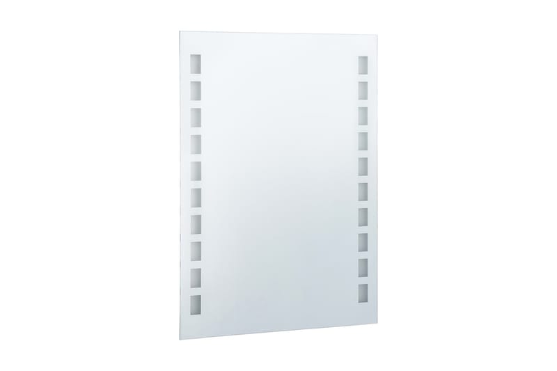Kylpyhuoneen LED-seinäpeili 60x80 cm - Hopea - Sisustustuotteet - Peili