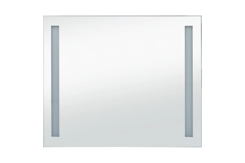 Kylpyhuoneen LED-seinäpeili 80x60 cm - Hopea - Sisustustuotteet - Peili