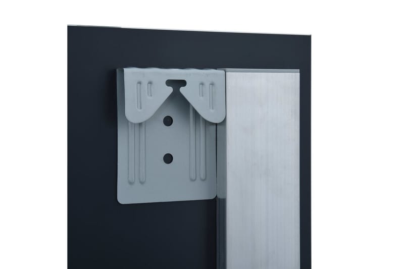 Kylpyhuoneen LED-seinäpeili 80x60 cm - Hopea - Sisustustuotteet - Peili
